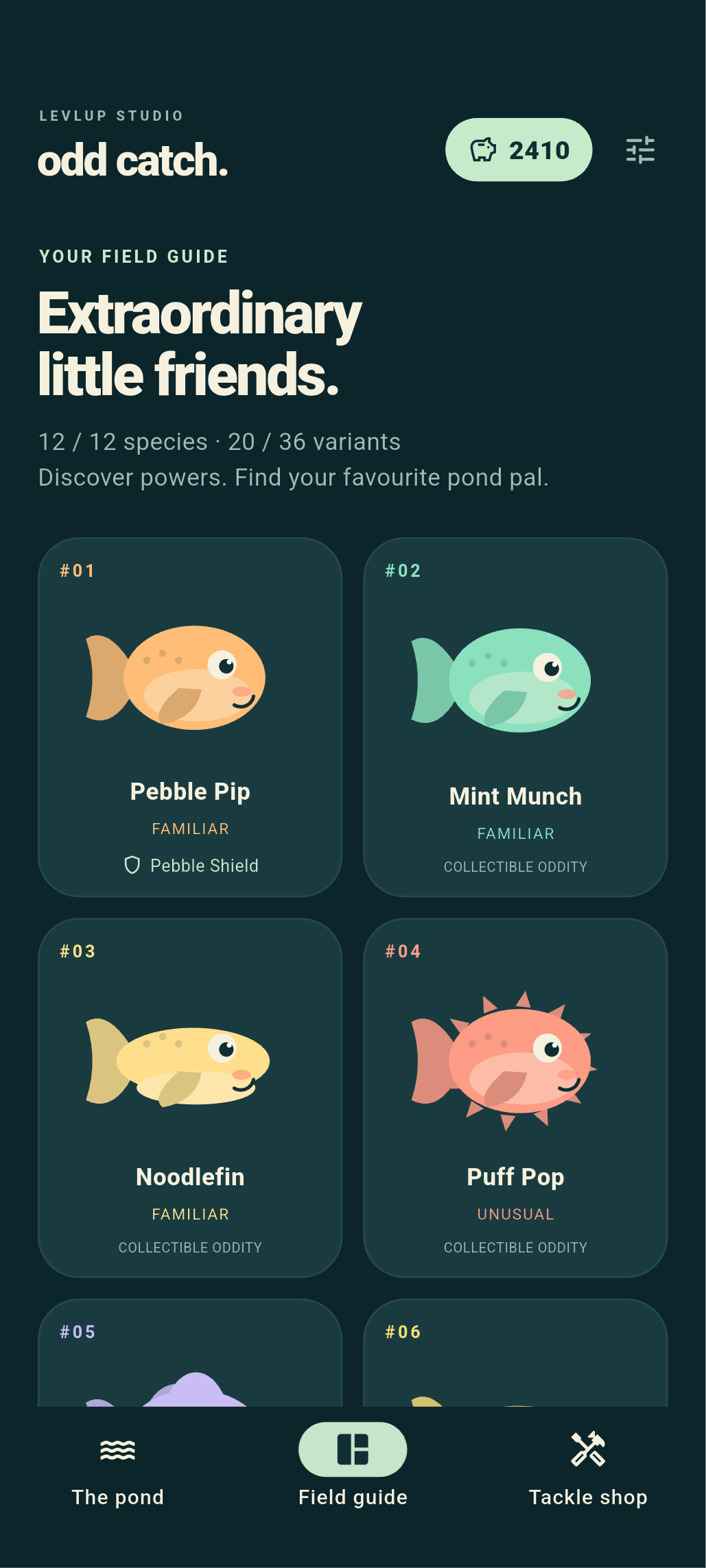 A field guide full of personality